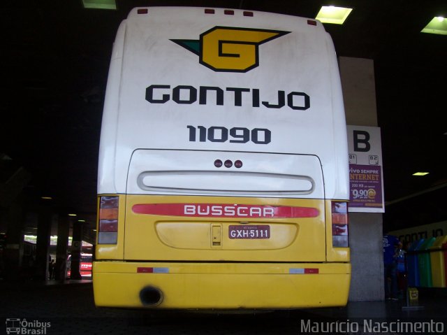 Empresa Gontijo de Transportes 11090 na cidade de Belo Horizonte, Minas Gerais, Brasil, por Maurício Nascimento. ID da foto: 1693508.