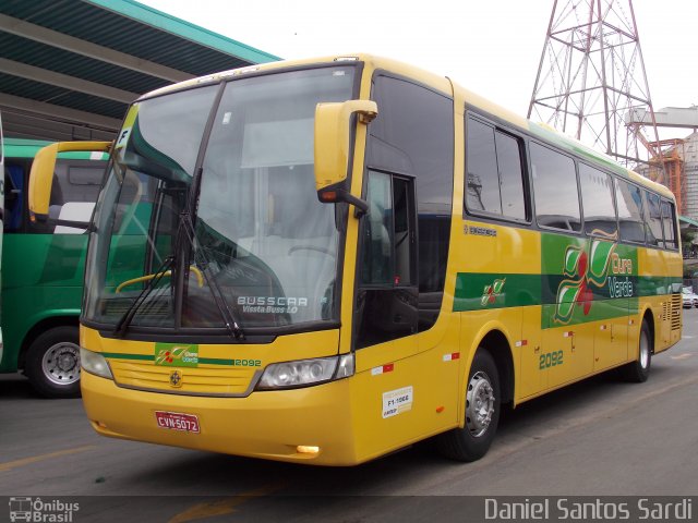 Auto Viação Ouro Verde 2092 na cidade de Santos, São Paulo, Brasil, por Daniel Santos Sardi. ID da foto: 1693379.