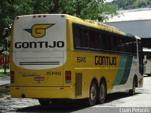 Empresa Gontijo de Transportes 15145 na cidade de Vitória, Espírito Santo, Brasil, por Luan Peixoto. ID da foto: 1693748.