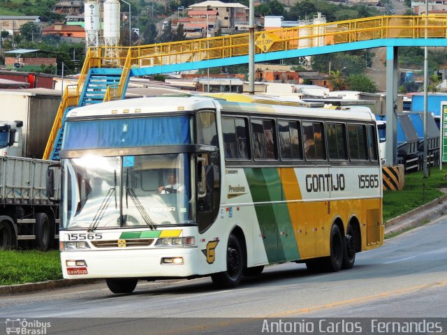 Empresa Gontijo de Transportes 15565 na cidade de João Monlevade, Minas Gerais, Brasil, por Antonio Carlos Fernandes. ID da foto: 1693788.