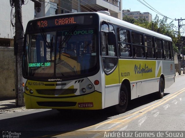 Viação Nilopolitana RJ 123.079 na cidade de Nova Iguaçu, Rio de Janeiro, Brasil, por André Luiz Gomes de Souza. Número da foto: #1694956.