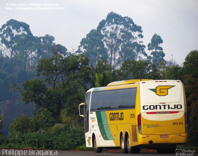 Empresa Gontijo de Transportes 11575 na cidade de João Monlevade, Minas Gerais, Brasil, por Philippe Almeida. ID da foto: 1694640.