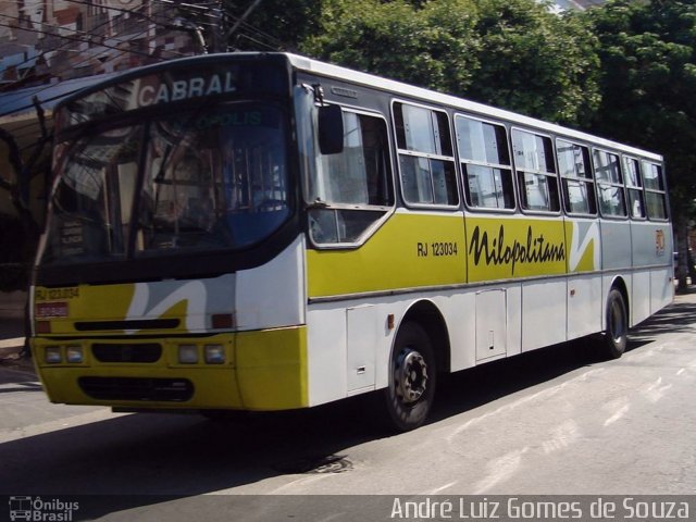 Viação Nilopolitana RJ 123.034 na cidade de Nova Iguaçu, Rio de Janeiro, Brasil, por André Luiz Gomes de Souza. ID da foto: 1694675.