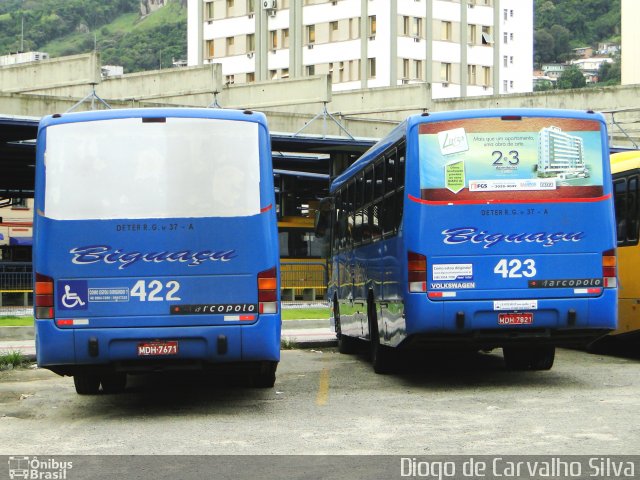 Biguaçu Transportes Coletivos Administração e Participação 422 na cidade de Florianópolis, Santa Catarina, Brasil, por Diogo de Carvalho Silva. ID da foto: 1694625.