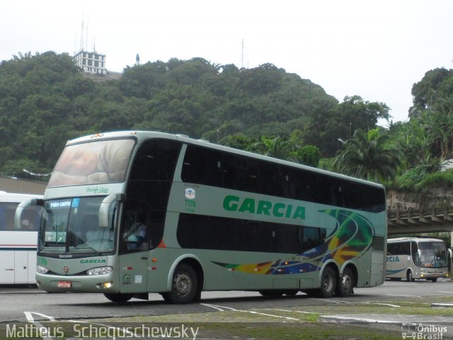 Viação Garcia 7176 na cidade de Santos, São Paulo, Brasil, por Matheus  Scheguschewsky. Número da foto: #1696551.