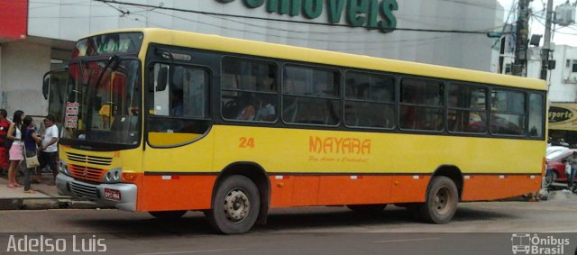 Mayara Transportes 24 na cidade de Castanhal, Pará, Brasil, por Adelso Silva Luis Doidinho. Número da foto: #1696359.