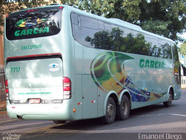 Viação Garcia 7717 na cidade de Apucarana, Paraná, Brasil, por Emanoel Diego.. Número da foto: #1695576.