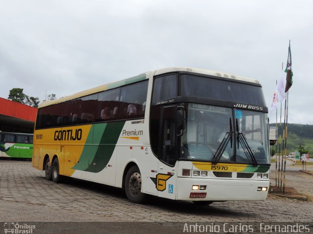 Empresa Gontijo de Transportes 15970 na cidade de João Monlevade, Minas Gerais, Brasil, por Antonio Carlos Fernandes. Número da foto: #1695422.