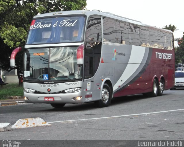 Transpen Transporte Coletivo e Encomendas 34000 na cidade de São Paulo, São Paulo, Brasil, por Leonardo Fidelli. Número da foto: #1696308.