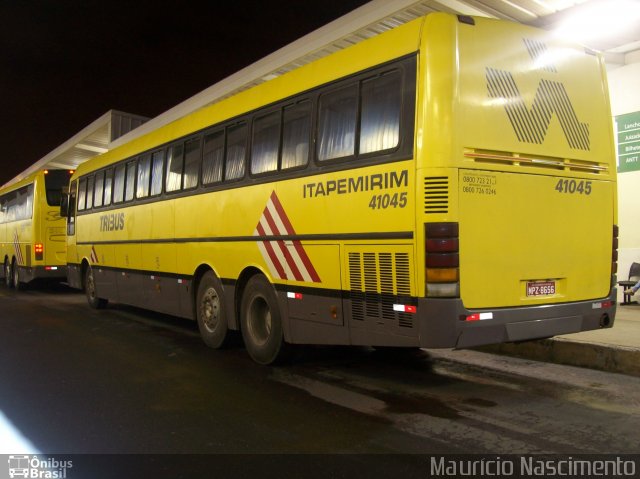 Viação Itapemirim 41045 na cidade de Belo Horizonte, Minas Gerais, Brasil, por Maurício Nascimento. ID da foto: 1697811.