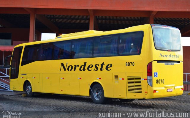 Viação Nordeste 8070 na cidade de Lajes, Rio Grande do Norte, Brasil, por Antonio José. Número da foto: #1699046.
