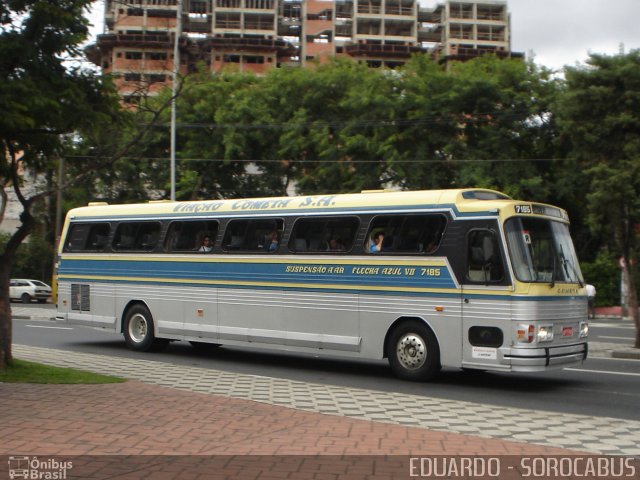 Viação Cometa 7185 na cidade de Sorocaba, São Paulo, Brasil, por EDUARDO - SOROCABUS. ID da foto: 1698886.