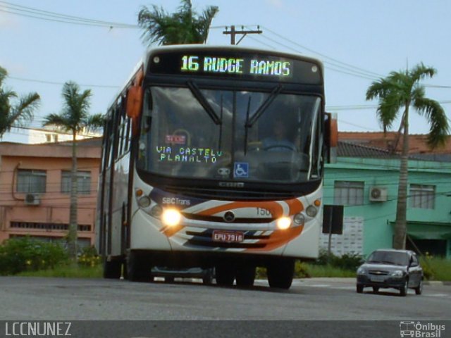 SBC Trans 1503 na cidade de São Bernardo do Campo, São Paulo, Brasil, por Luis Nunez. ID da foto: 1698201.