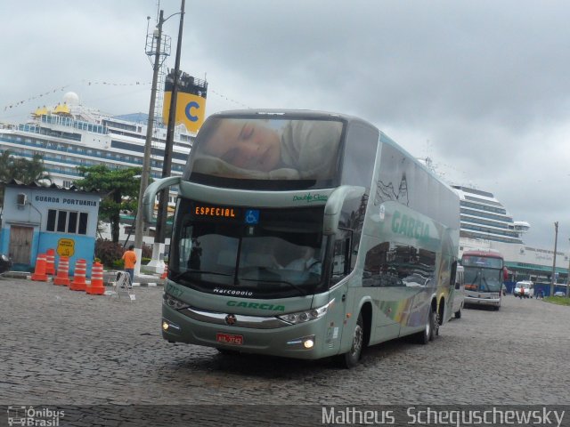 Viação Garcia 7187 na cidade de Santos, São Paulo, Brasil, por Matheus  Scheguschewsky. Número da foto: #1698600.