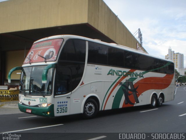 Empresa de Transportes Andorinha 5350 na cidade de Sorocaba, São Paulo, Brasil, por EDUARDO - SOROCABUS. Número da foto: #1698905.