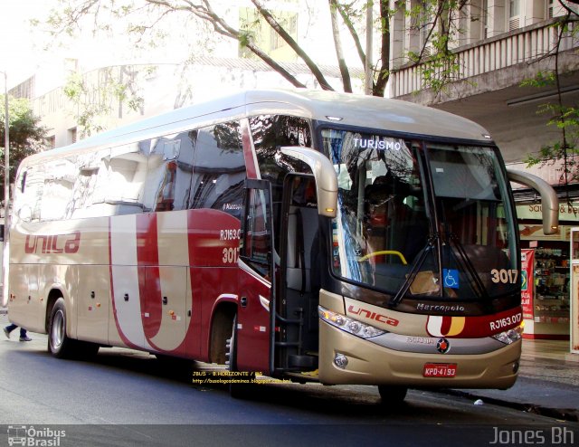 Transportes Única Petrópolis RJ 163.017 na cidade de Belo Horizonte, Minas Gerais, Brasil, por Jones Bh. Número da foto: #1697794.