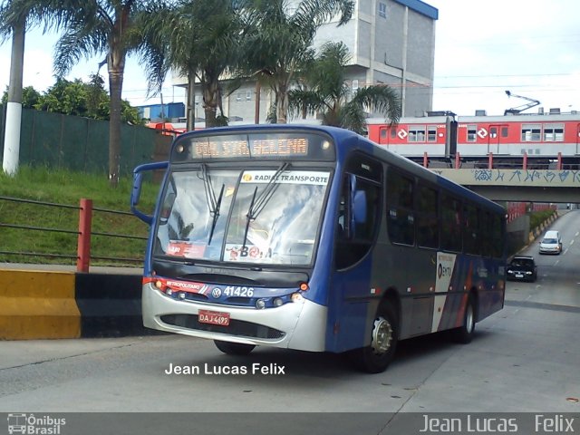 Radial Transporte Coletivo 41.426 na cidade de Poá, São Paulo, Brasil, por Jean Lucas Felix. Número da foto: #1644089.