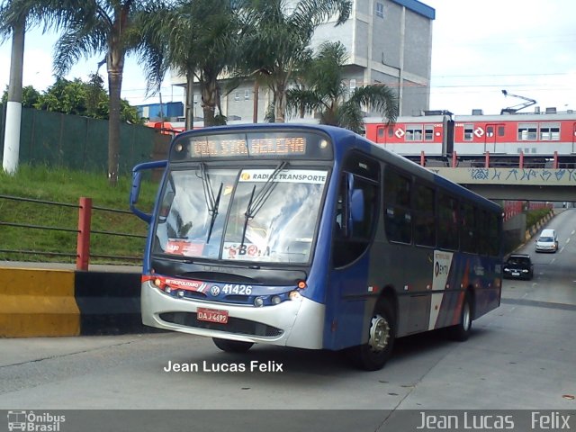 Radial Transporte Coletivo 41.426 na cidade de Poá, São Paulo, Brasil, por Jean Lucas Felix. ID da foto: 1644089.