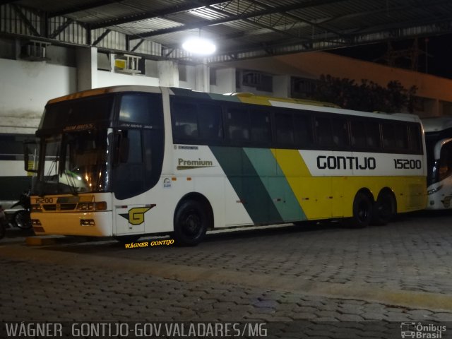 Empresa Gontijo de Transportes 15200 na cidade de Governador Valadares, Minas Gerais, Brasil, por Wagner Gontijo Várzea da Palma-mg. Número da foto: #1699963.