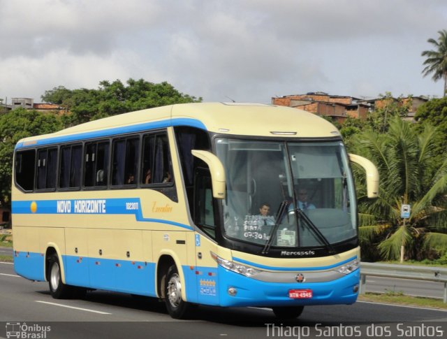 Viação Novo Horizonte 1023011 na cidade de Salvador, Bahia, Brasil, por Thiago Santos. ID da foto: 1700954.