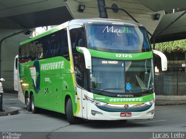 Viação Presidente 12125 na cidade de Belo Horizonte, Minas Gerais, Brasil, por Lucas Leite. Número da foto: #1700451.