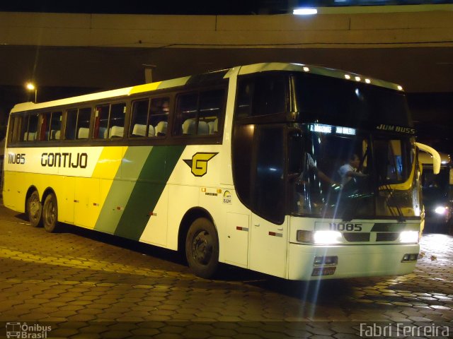 Empresa Gontijo de Transportes 11085 na cidade de Belo Horizonte, Minas Gerais, Brasil, por Fabri Ferreira. ID da foto: 1700370.