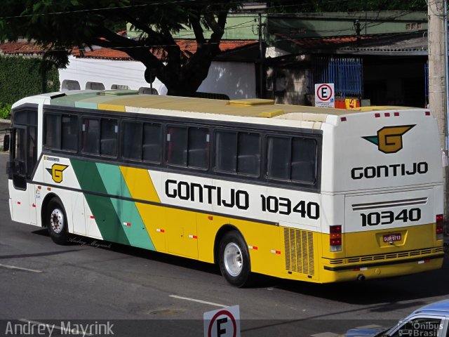 Empresa Gontijo de Transportes 10340 na cidade de Belo Horizonte, Minas Gerais, Brasil, por Andrey Gustavo. ID da foto: 1700590.