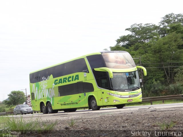 Viação Garcia 7117 na cidade de Queimados, Rio de Janeiro, Brasil, por Sidcley Lourenço. Número da foto: #1700173.