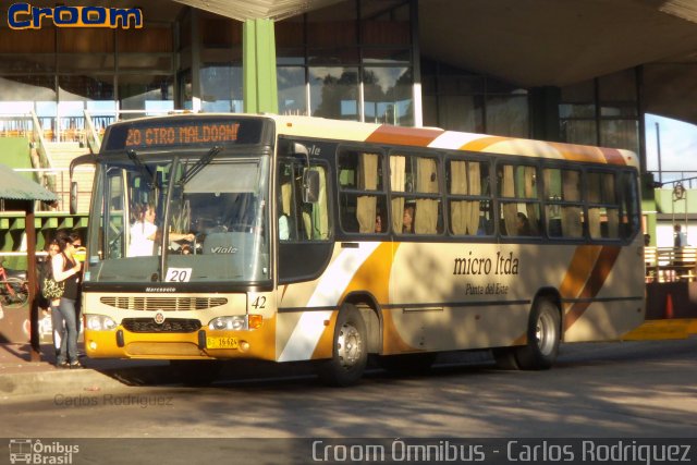 Micro Ltda 42 na cidade de , por Croom Ómnibus. Número da foto: #1699532.
