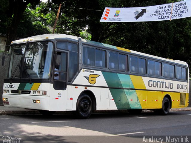 Empresa Gontijo de Transportes 11005 na cidade de Belo Horizonte, Minas Gerais, Brasil, por Andrey Gustavo. Número da foto: #1700654.