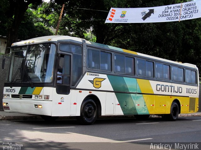 Empresa Gontijo de Transportes 11005 na cidade de Belo Horizonte, Minas Gerais, Brasil, por Andrey Gustavo. ID da foto: 1700654.