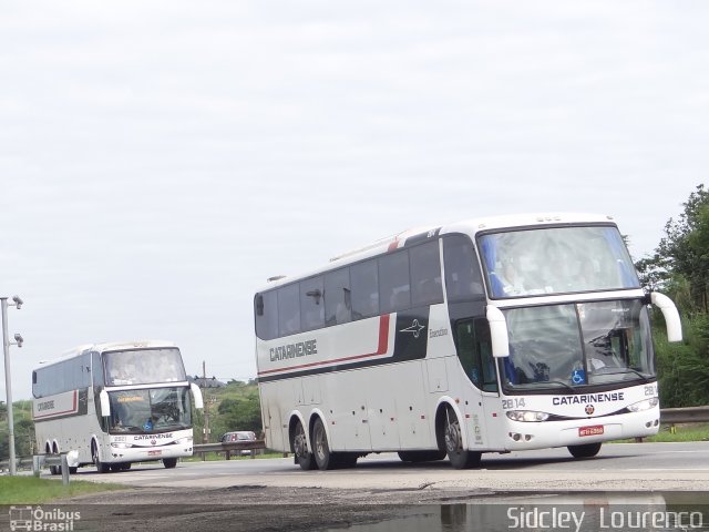 Auto Viação Catarinense 2814 na cidade de Queimados, Rio de Janeiro, Brasil, por Sidcley Lourenço. ID da foto: 1700175.