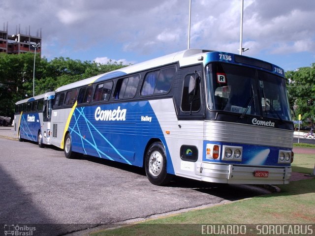 Viação Cometa 7136 na cidade de Sorocaba, São Paulo, Brasil, por EDUARDO - SOROCABUS. Número da foto: #1701080.