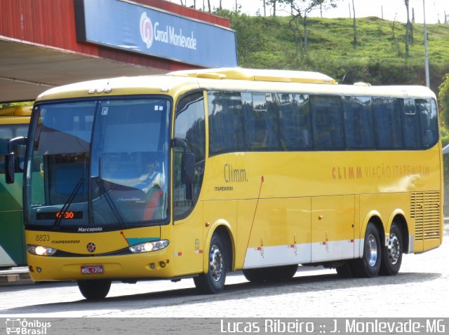 Viação Itapemirim 8823 na cidade de João Monlevade, Minas Gerais, Brasil, por Lucas Ribeiro de Souza Ferreira. Número da foto: #1700834.