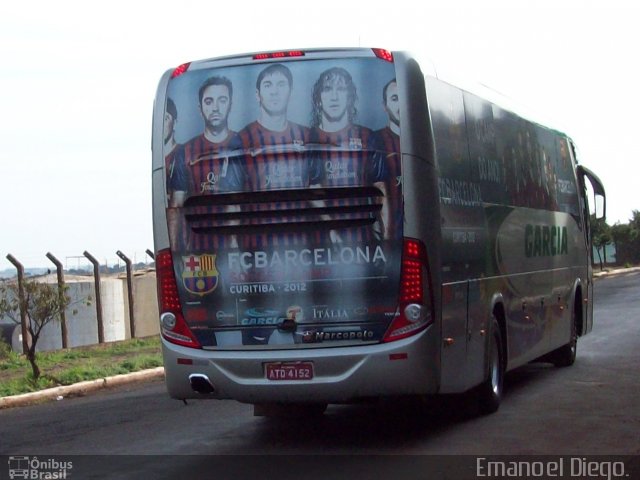 Viação Garcia 7736 na cidade de Apucarana, Paraná, Brasil, por Emanoel Diego.. Número da foto: #1700190.