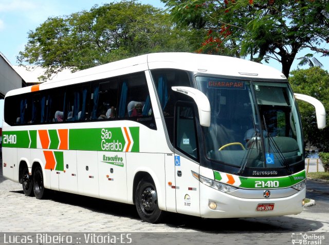 Cia. São Geraldo de Viação 21410 na cidade de Vitória, Espírito Santo, Brasil, por Lucas Ribeiro de Souza Ferreira. Número da foto: #1699675.