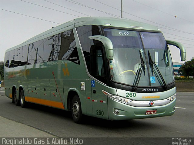 Viação Itapemirim 260 na cidade de São Paulo, São Paulo, Brasil, por Reginaldo Gas. Número da foto: #1703935.