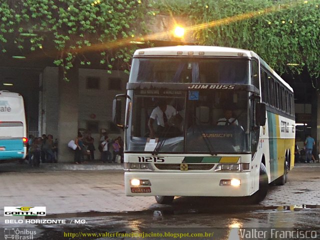 Empresa Gontijo de Transportes 11215 na cidade de Belo Horizonte, Minas Gerais, Brasil, por Valter Francisco. Número da foto: #1701645.