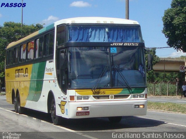 Empresa Gontijo de Transportes 11465 na cidade de Ipatinga, Minas Gerais, Brasil, por Graciliano Santos Passos. Número da foto: #1703108.