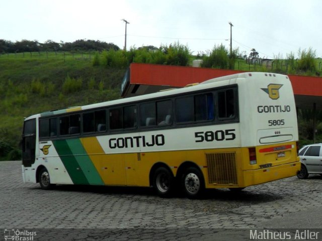 Empresa Gontijo de Transportes 5805 na cidade de João Monlevade, Minas Gerais, Brasil, por Matheus Adler. Número da foto: #1703441.