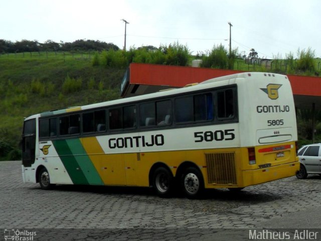 Empresa Gontijo de Transportes 5805 na cidade de João Monlevade, Minas Gerais, Brasil, por Matheus Adler. ID da foto: 1703441.