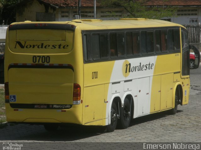 Viação Nordeste 0700 na cidade de João Pessoa, Paraíba, Brasil, por Emerson Nobrega. Número da foto: #1703493.