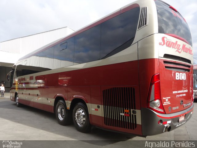 Santa Maria Fretamento e Turismo > Transportes Santa Maria(SP) 800 na cidade de São Bernardo do Campo, São Paulo, Brasil, por Agnaldo Penides. Número da foto: #1703544.
