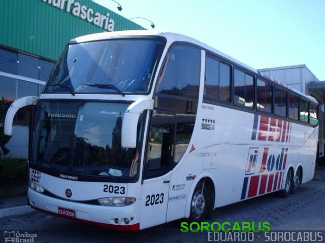 Jodi Itapeva Transportes 2023 na cidade de Araçariguama, São Paulo, Brasil, por EDUARDO - SOROCABUS. ID da foto: 1703315.