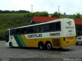 Empresa Gontijo de Transportes 5805 na cidade de João Monlevade, Minas Gerais, Brasil, por Matheus Adler. ID da foto: :id.