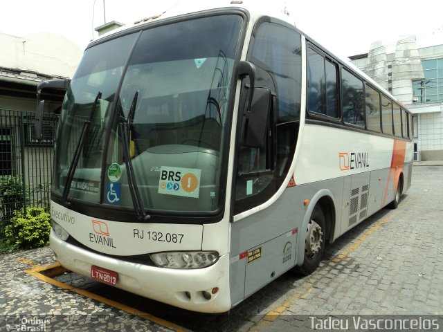 Evanil Transportes e Turismo RJ 132.087 na cidade de Nova Iguaçu, Rio de Janeiro, Brasil, por Tadeu Vasconcelos. ID da foto: 1646013.