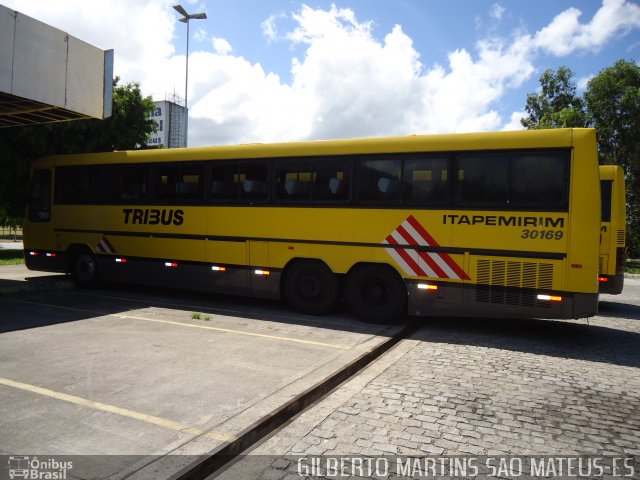 Viação Itapemirim 30169 na cidade de São Mateus, Espírito Santo, Brasil, por Gilberto Martins. ID da foto: 1645752.