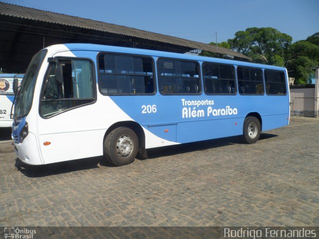 Transportes Além Paraíba 206 na cidade de Além Paraíba, Minas Gerais, Brasil, por Rodrigo Fernades. ID da foto: 1646429.