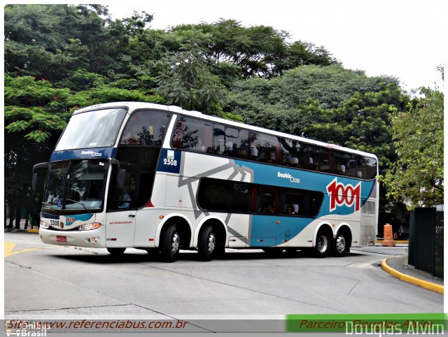 Auto Viação 1001 2508 na cidade de São Paulo, São Paulo, Brasil, por Douglas Alvim. Número da foto: #1647199.