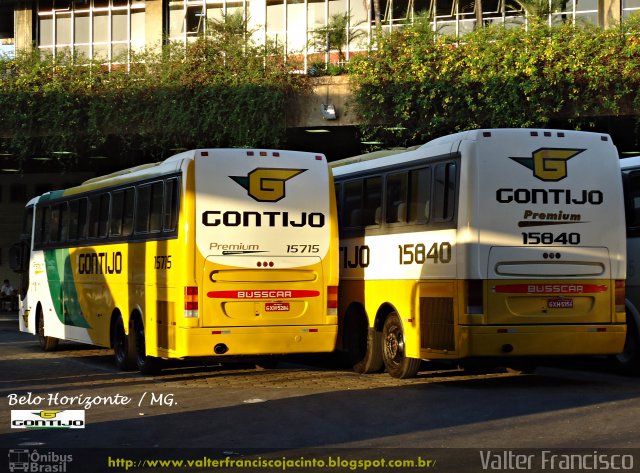 Empresa Gontijo de Transportes 15715 na cidade de Belo Horizonte, Minas Gerais, Brasil, por Valter Francisco. ID da foto: 1648443.